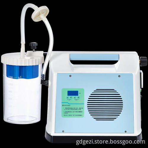 Portable PN-3000VSD30 Medical Suction Machine Manual Power Plastic and Steel Vacuum Suction Device